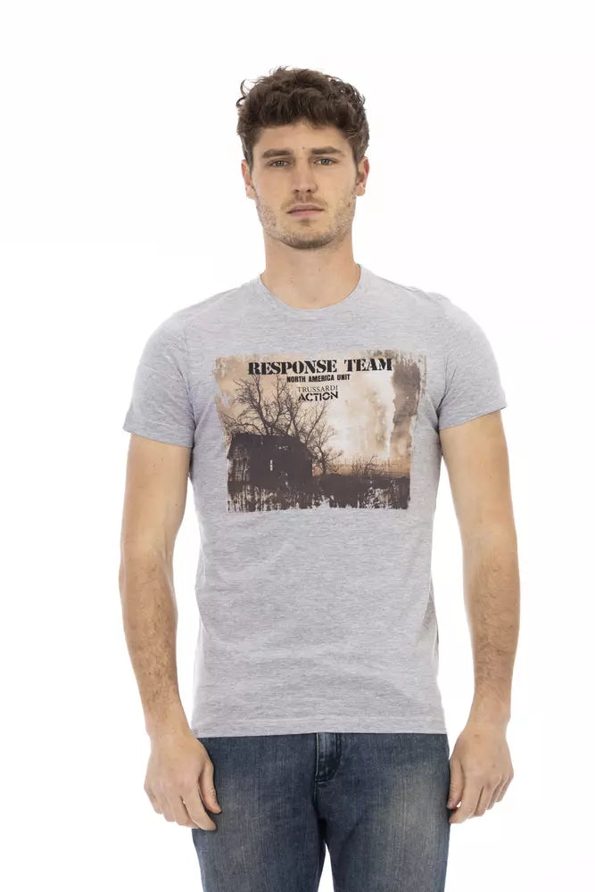 Trussardi Action Grå Bomull Herr T-shirt