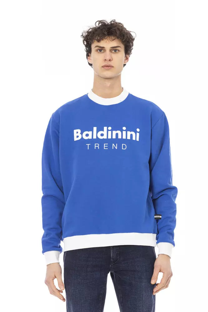 Baldinini Trend Blå Bomull Herregenser