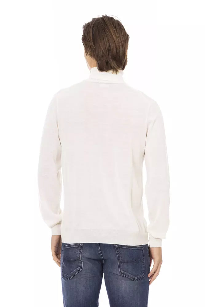 Baldinini Trend Vit Herrtröja med Polotröja