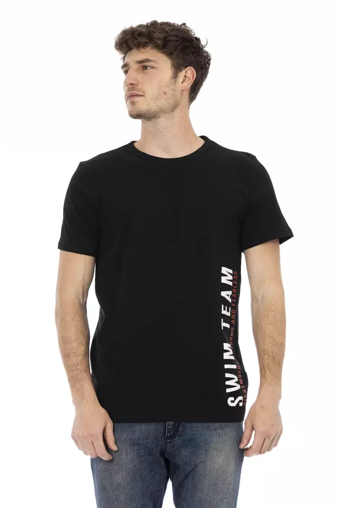 Bikkembergs svart bomulls-T-shirt för män