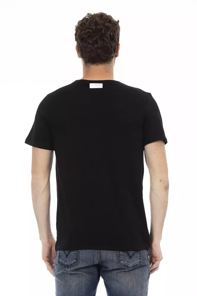 Bikkembergs svart bomulls-T-shirt för män