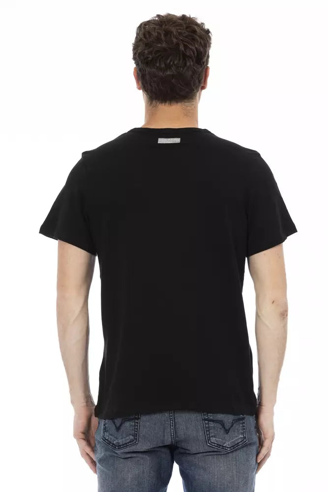 Bikkembergs svart bomulls-T-shirt för män