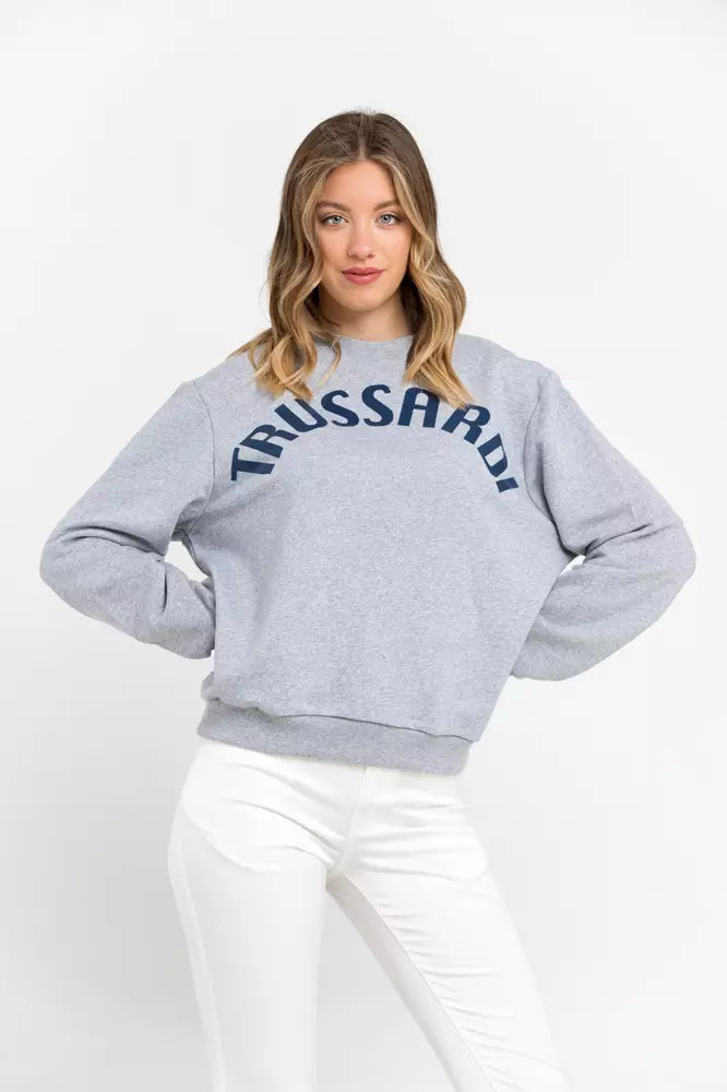 Trussardi grå bomullsgenser til dame