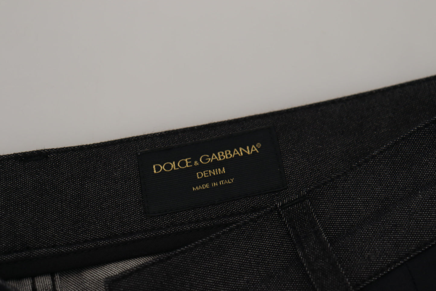 Dolce & Gabbana Svarta Sidenbyxor med Bandanamönster