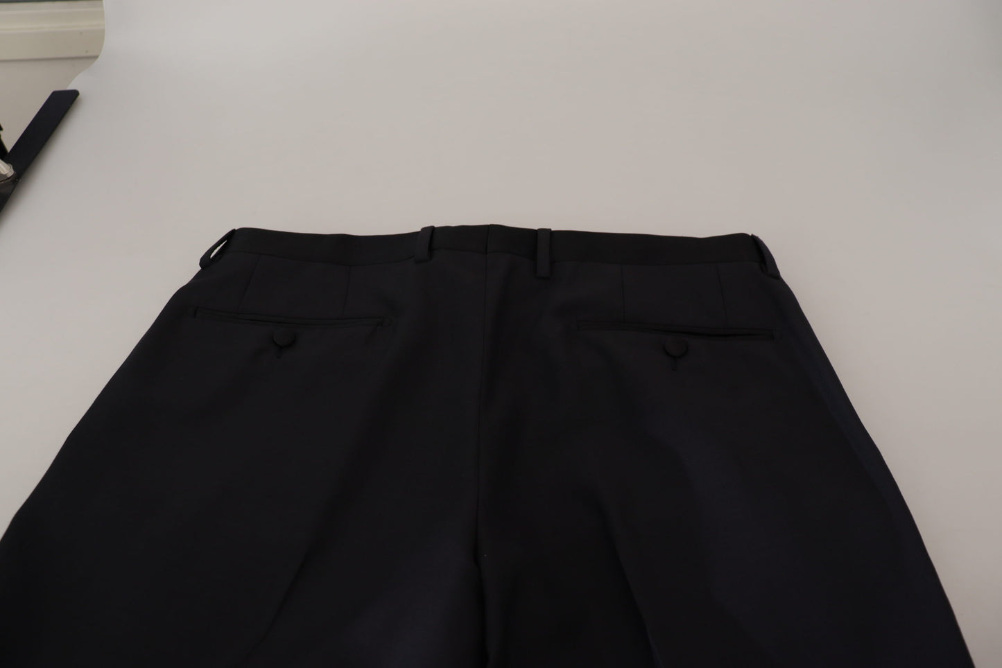 Dolce & Gabbana svarta ullbyxor för män