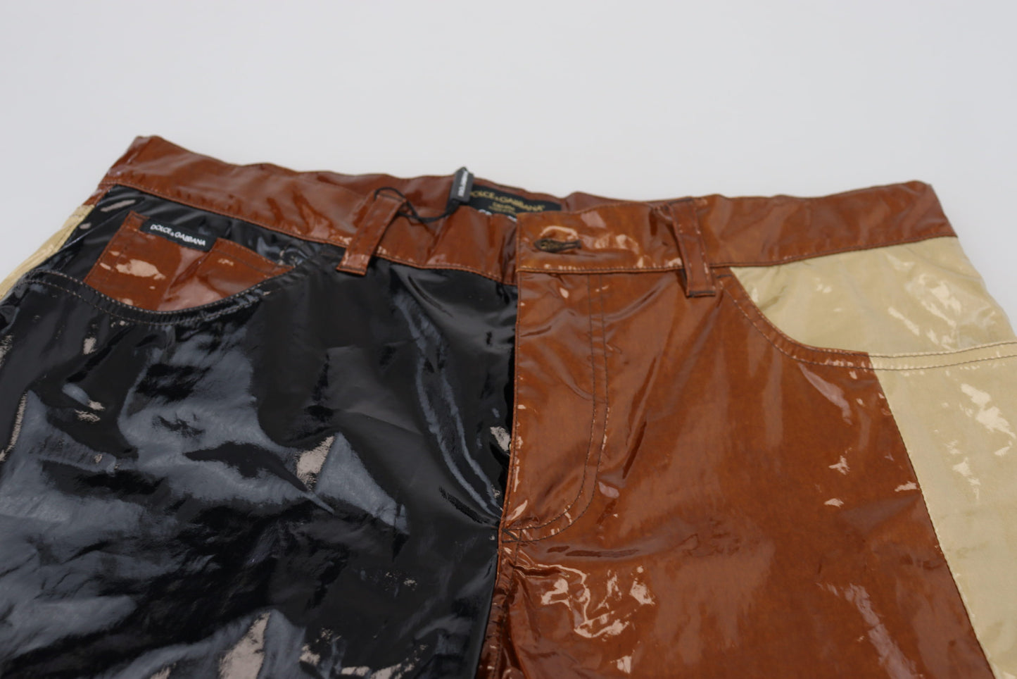 Dolce & Gabbana Flerfärgade Shining Slim Fit Herrjeans
