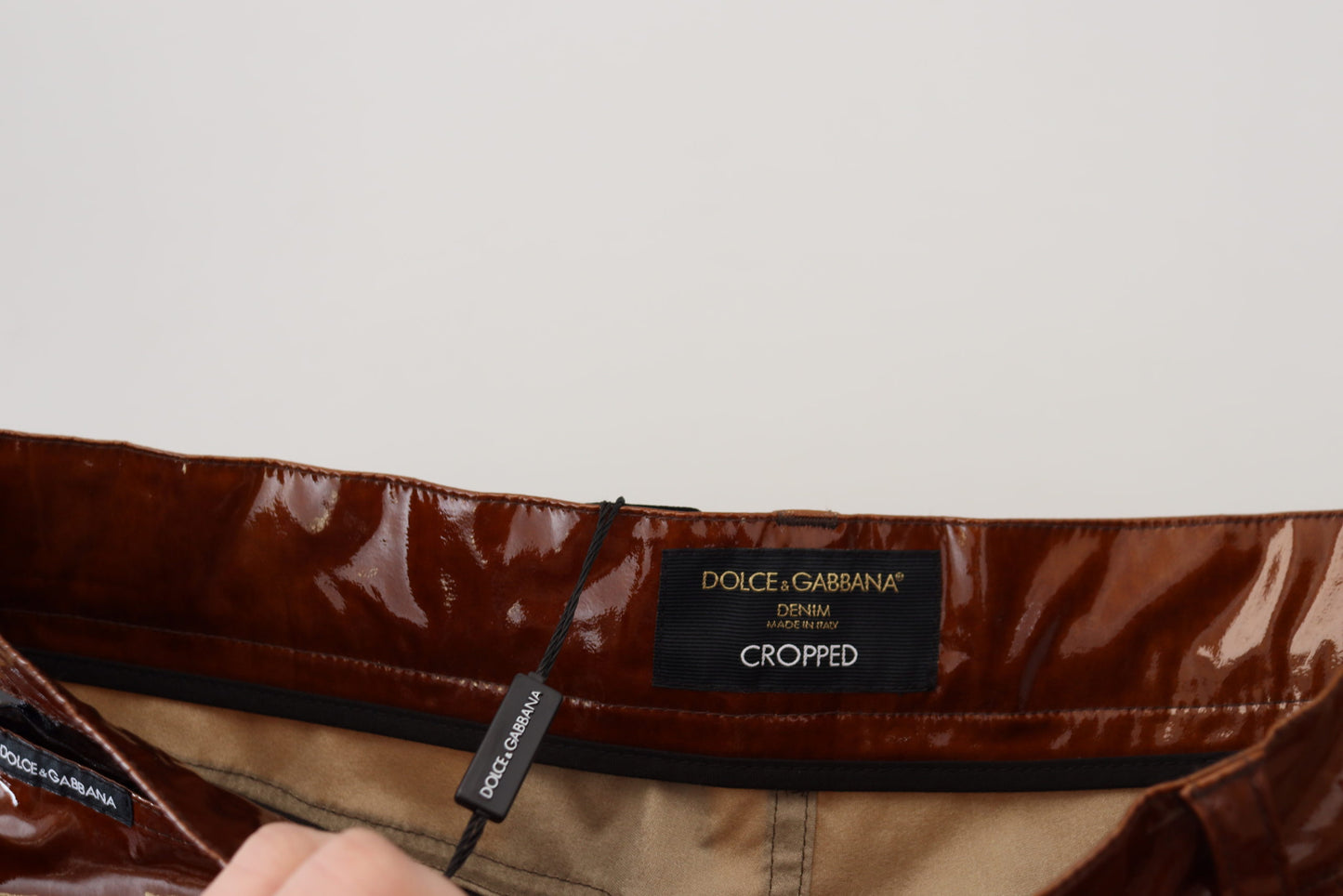 Dolce & Gabbana Flerfärgade Shining Slim Fit Herrjeans