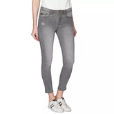 Yes Zee Gray Cotton Women's Jeans