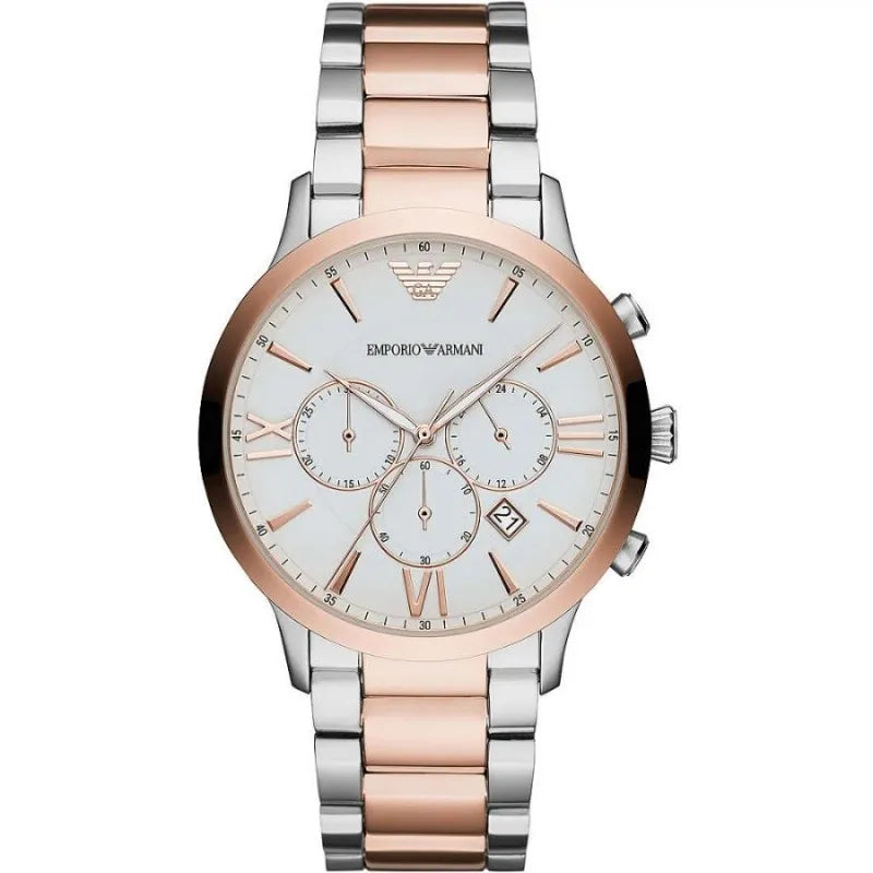 Elegant tofarget klokke for menn