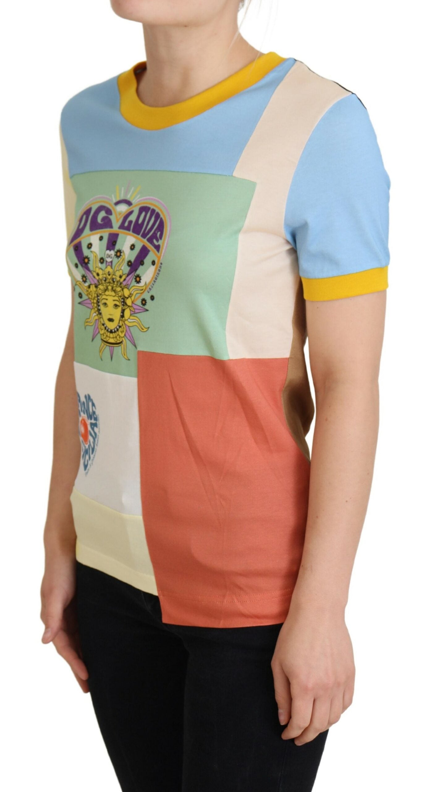Dolce & Gabbana Flerfärgad Bomull DG Love Patchwork