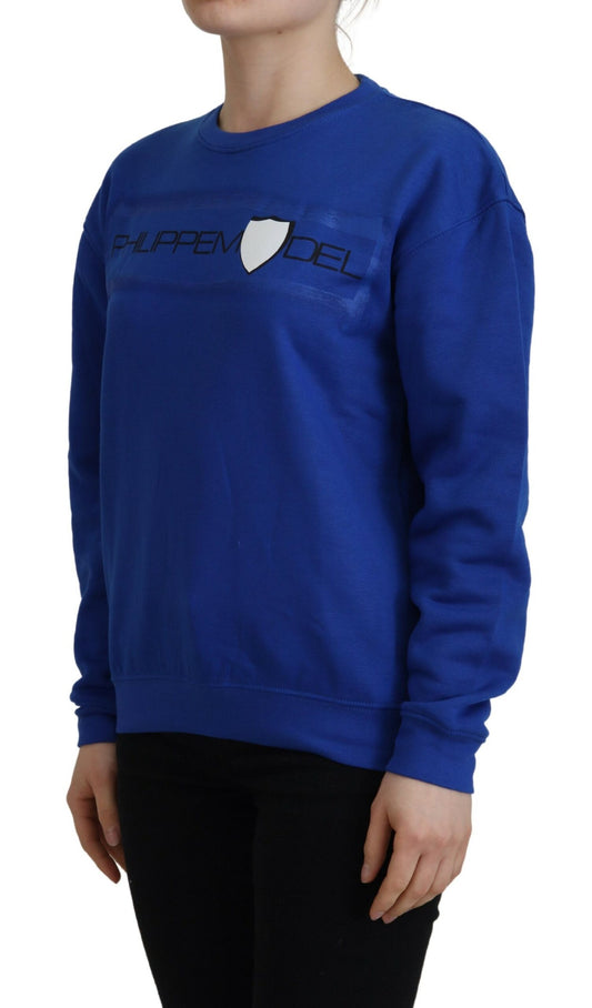 Philippe Model Blå Printed Genser med Langermer