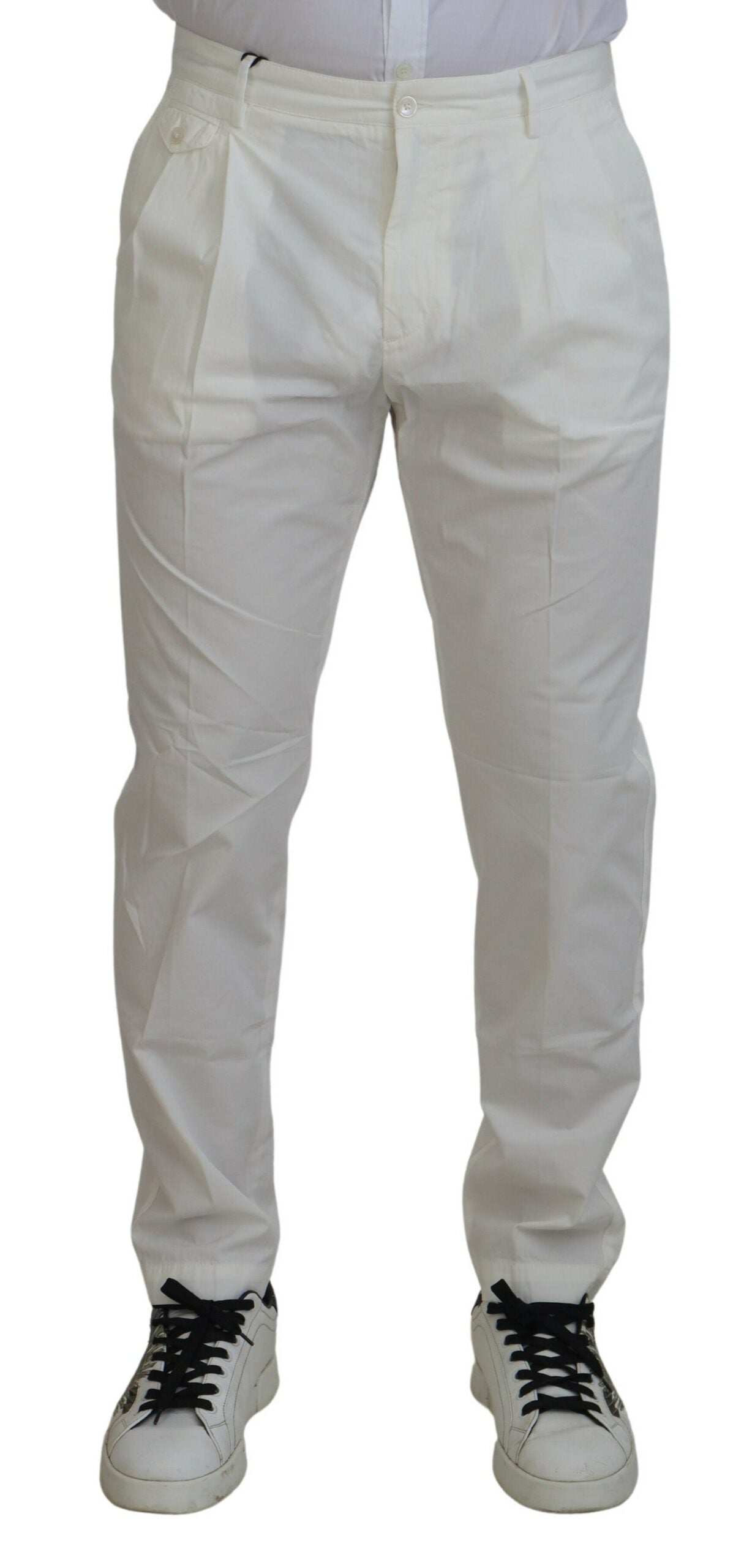 Dolce & Gabbana Vita Bomulls Skinny Chino Byxor