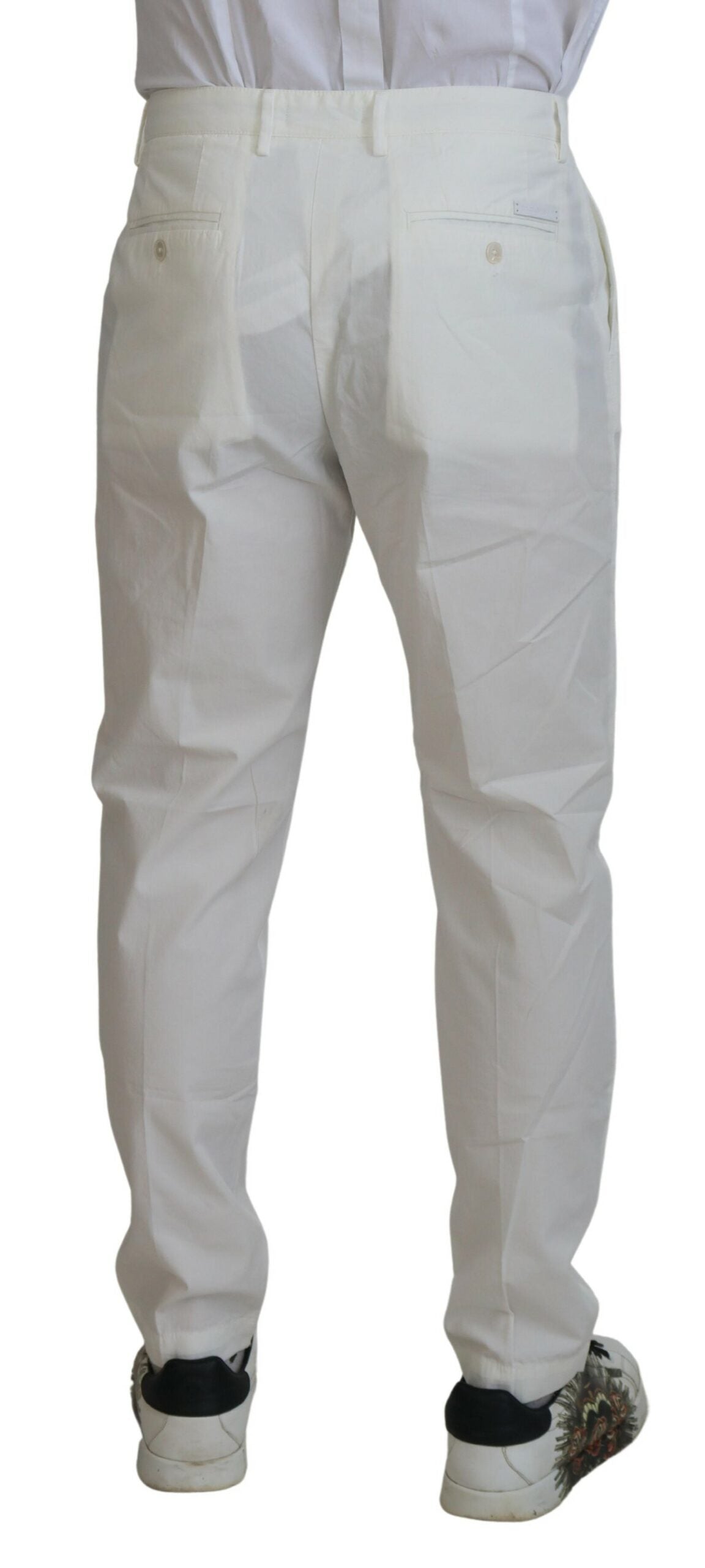 Dolce & Gabbana Vita Bomulls Skinny Chino Byxor