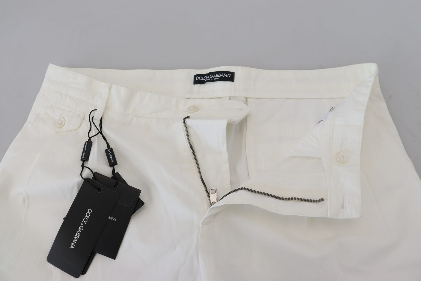 Dolce & Gabbana Vita Bomulls Skinny Chino Byxor