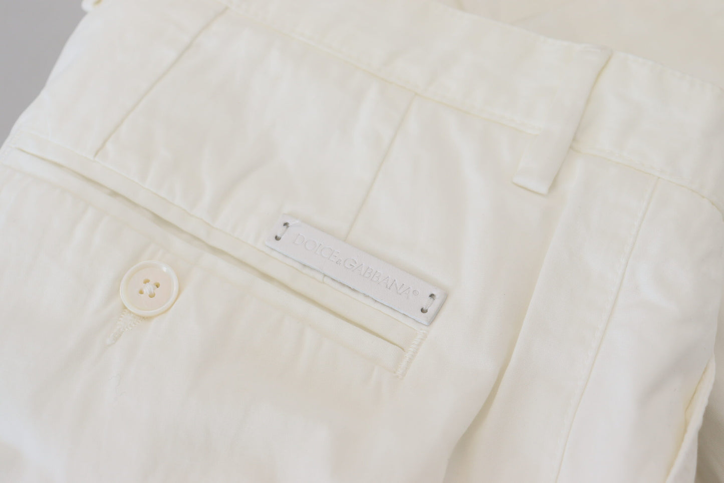 Dolce & Gabbana Vita Bomulls Skinny Chino Byxor