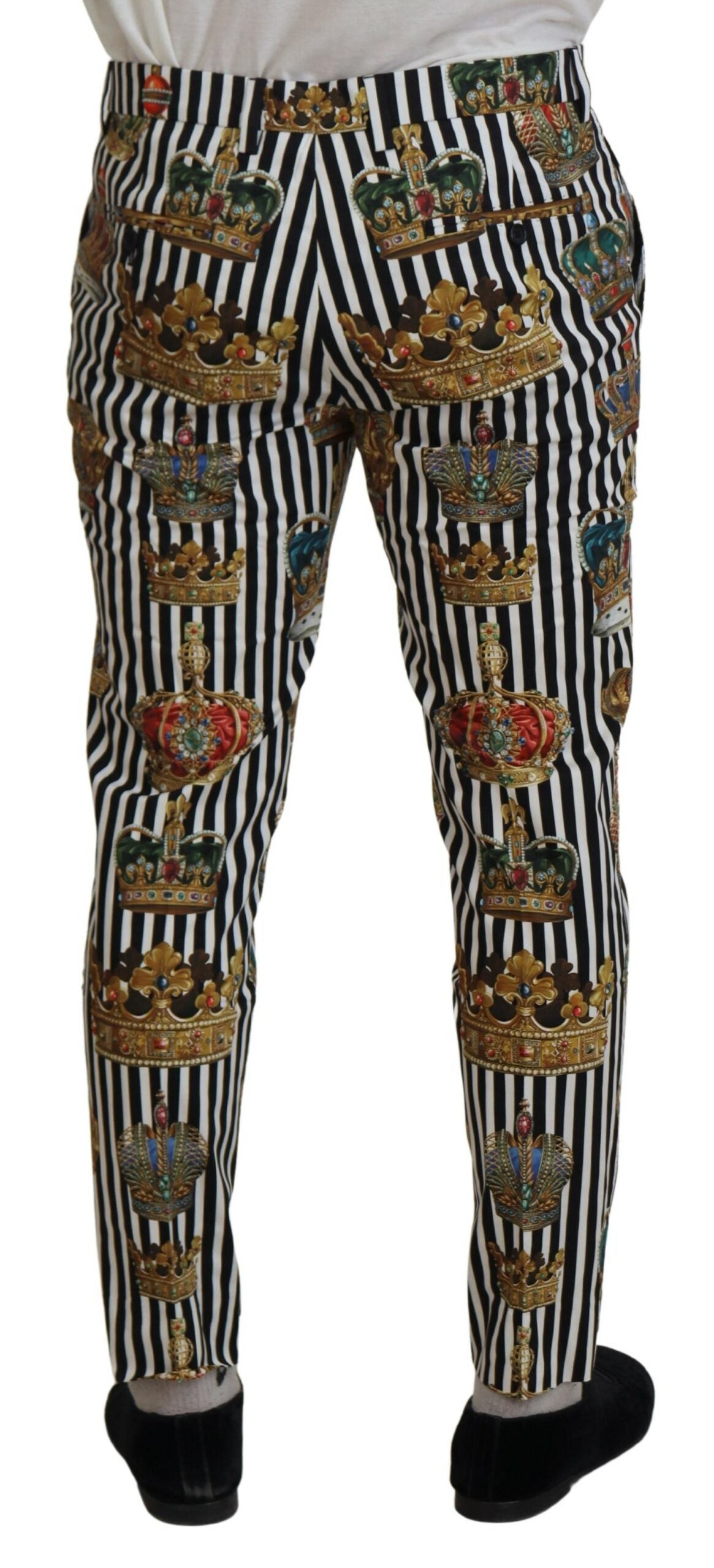Dolce & Gabbana Vita Bomullsbyxor med Stretchkrona