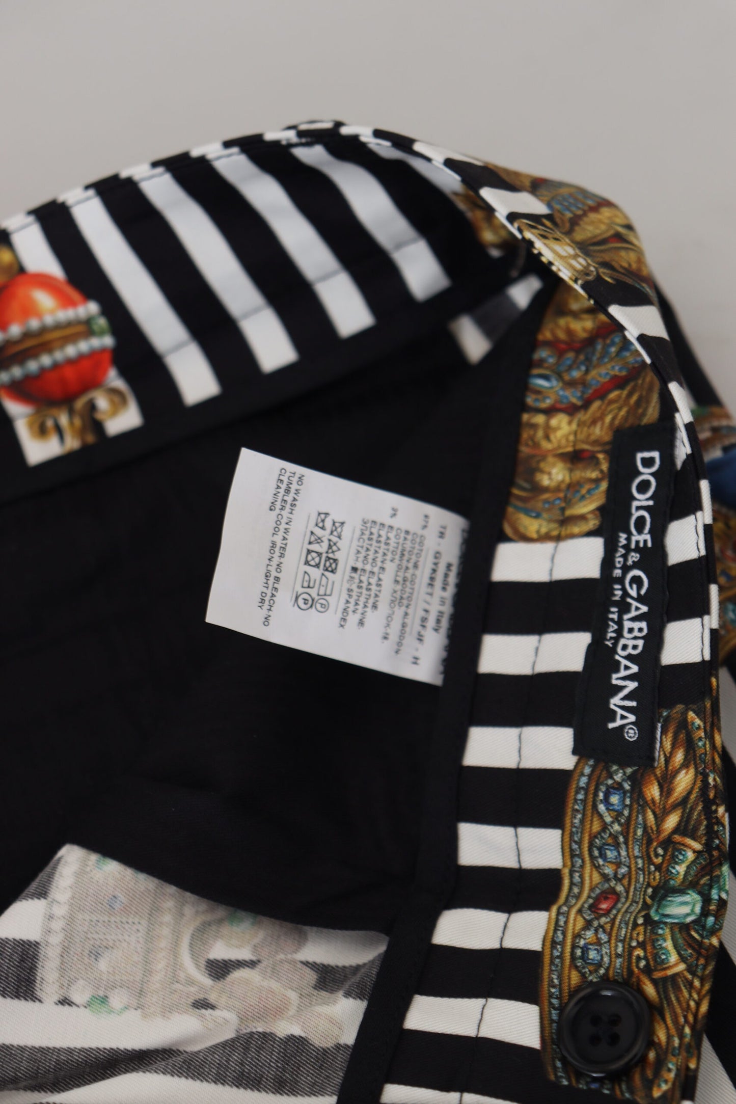 Dolce & Gabbana Vita Bomullsbyxor med Stretchkrona