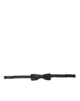 Dolce & Gabbana Blue Polka Dot Silk Adjustable Neck Men Papillon Bow Tie