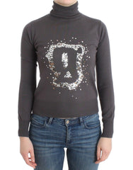 John Galliano Brown turtleneck cotton sweater