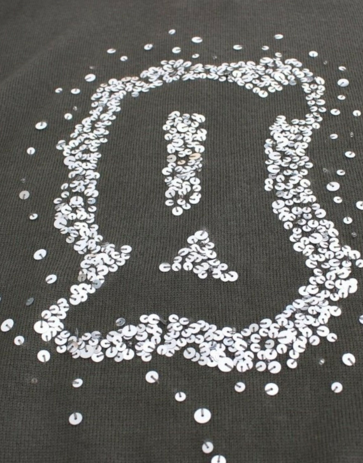 John Galliano Grønn ullgenser med høy hals