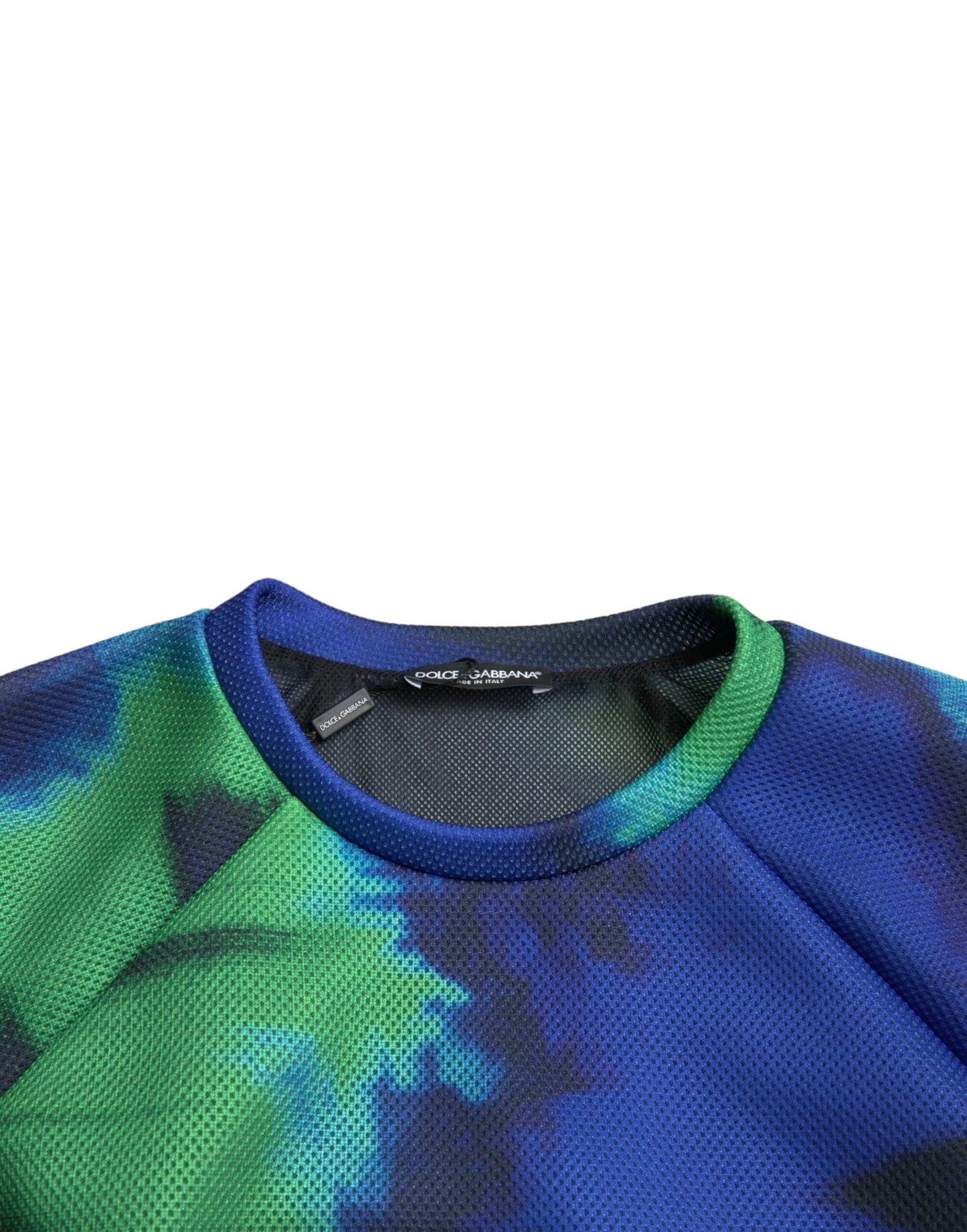 Dolce & Gabbana Flerfarget Logo Crewneck Pullover Genser