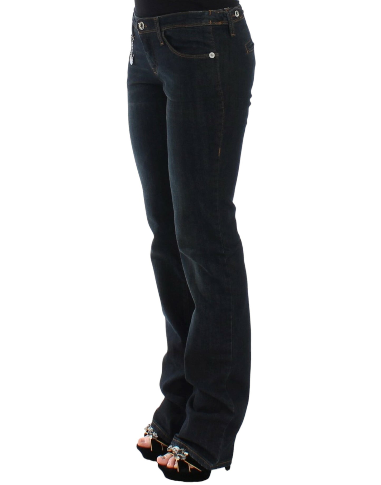 Costume National Blå Slim Fit Jeans