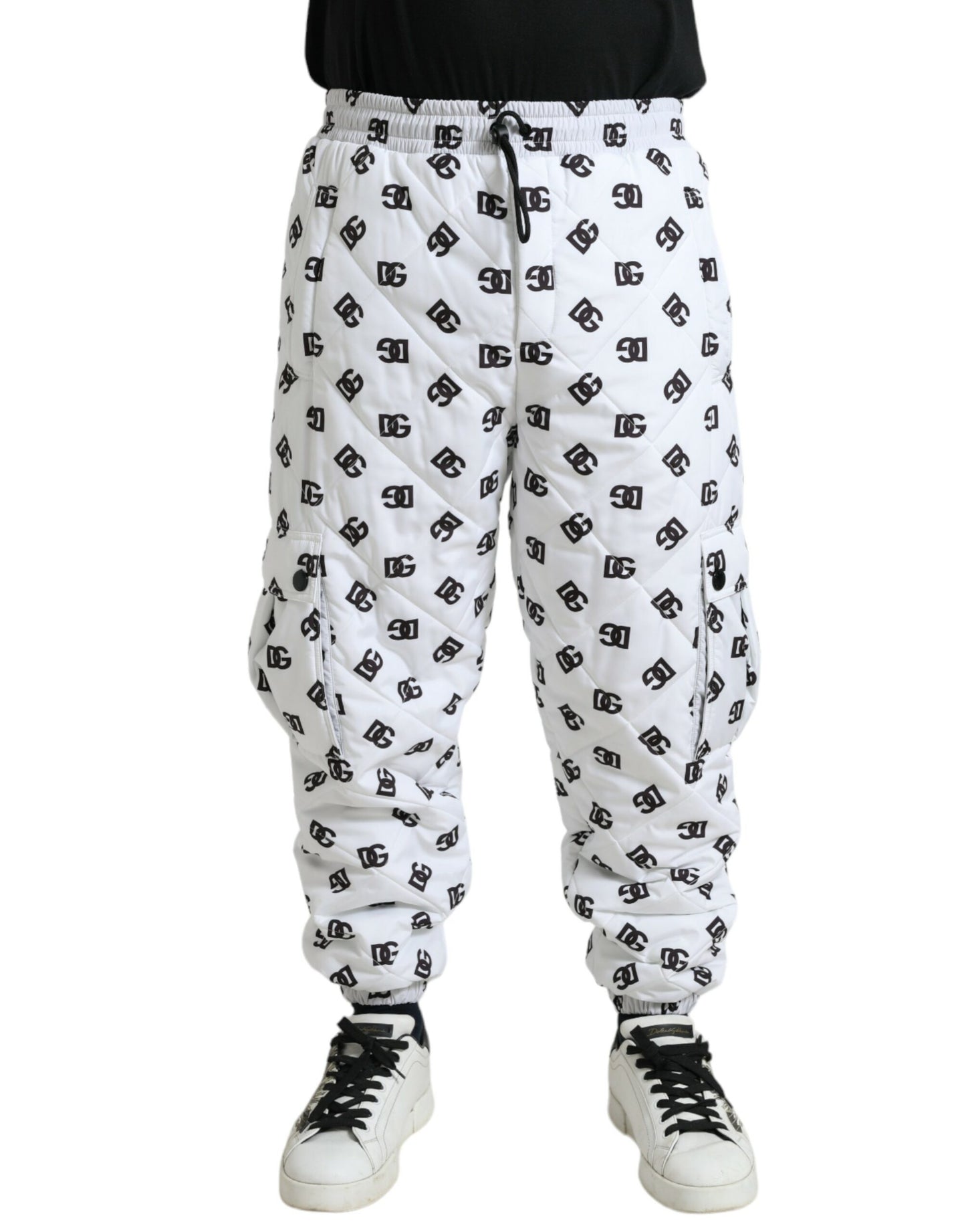 Dolce & Gabbana Vita Logotyp DG Tryck Herr Joggingbyxor