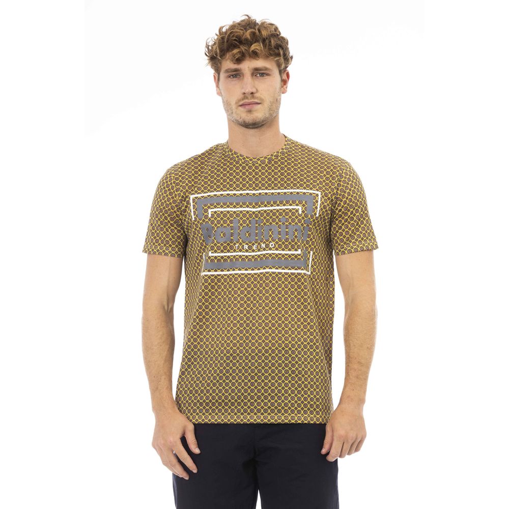 Baldinini Trend Grå Bomull Herr T-shirt