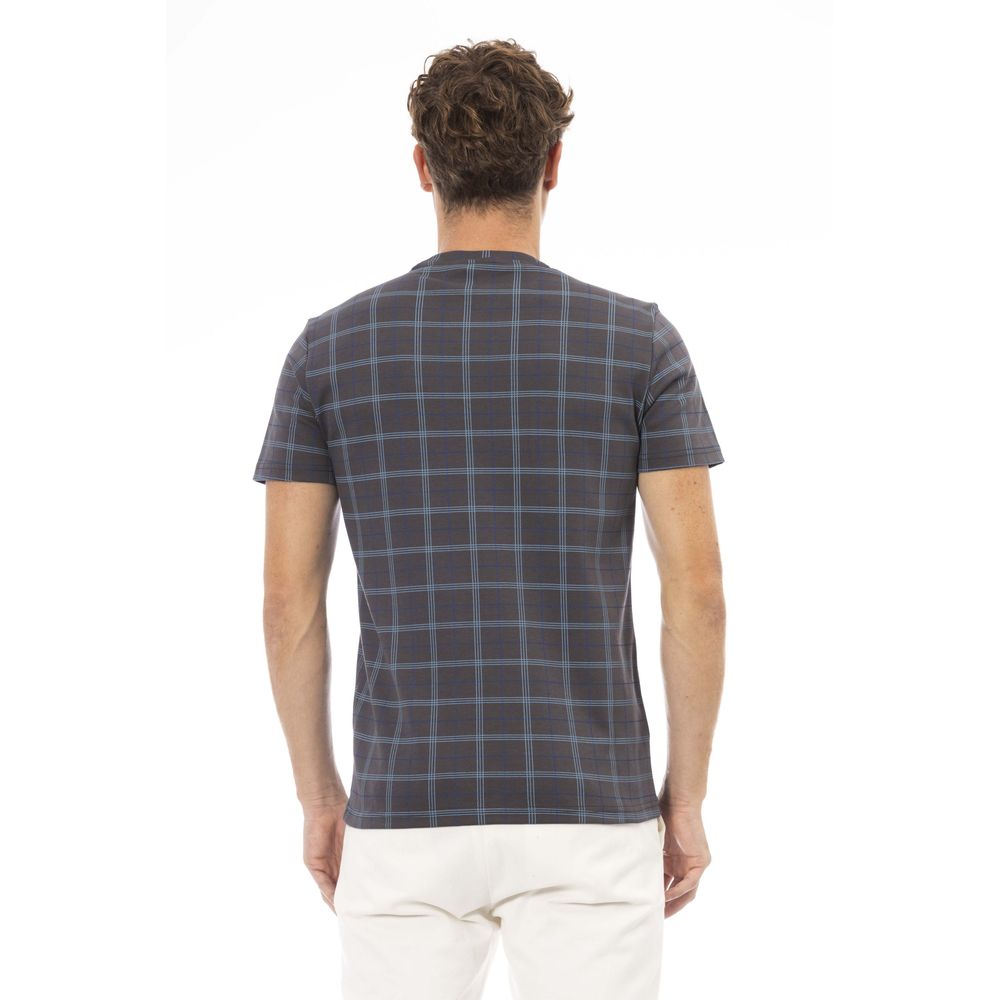 Baldinini Trend Grå Bomull Herr T-shirt