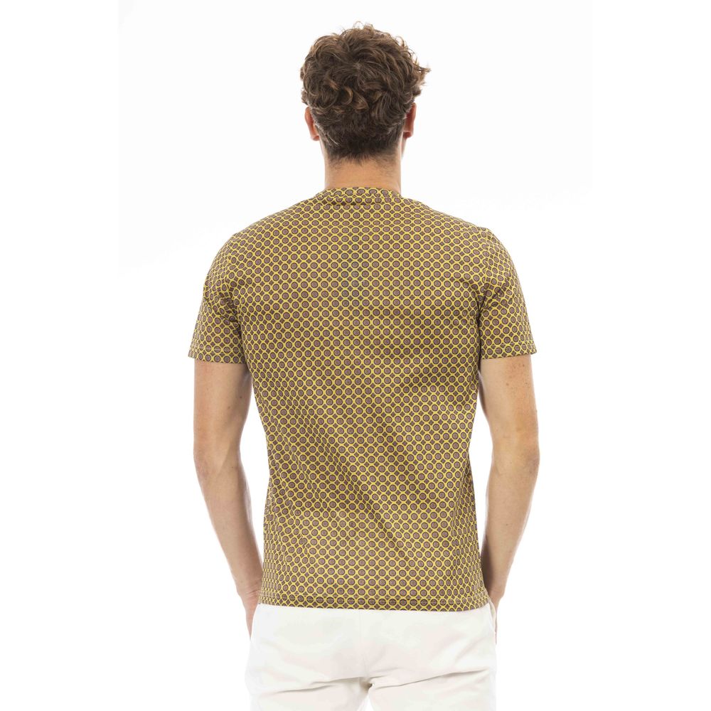 Baldinini Trend Gul Bomull Herr T-shirt