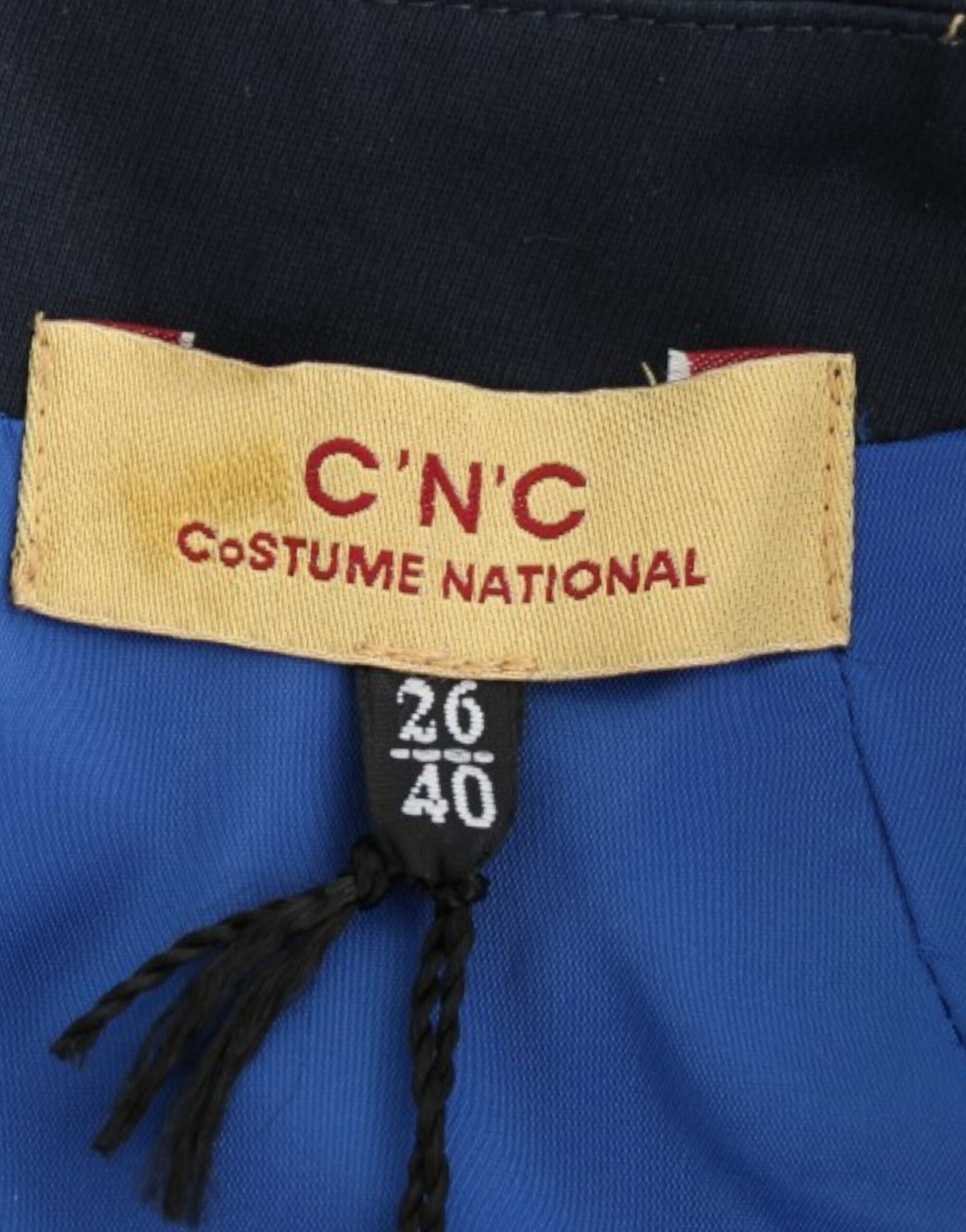 Costume National Blå pennklänning i bomull