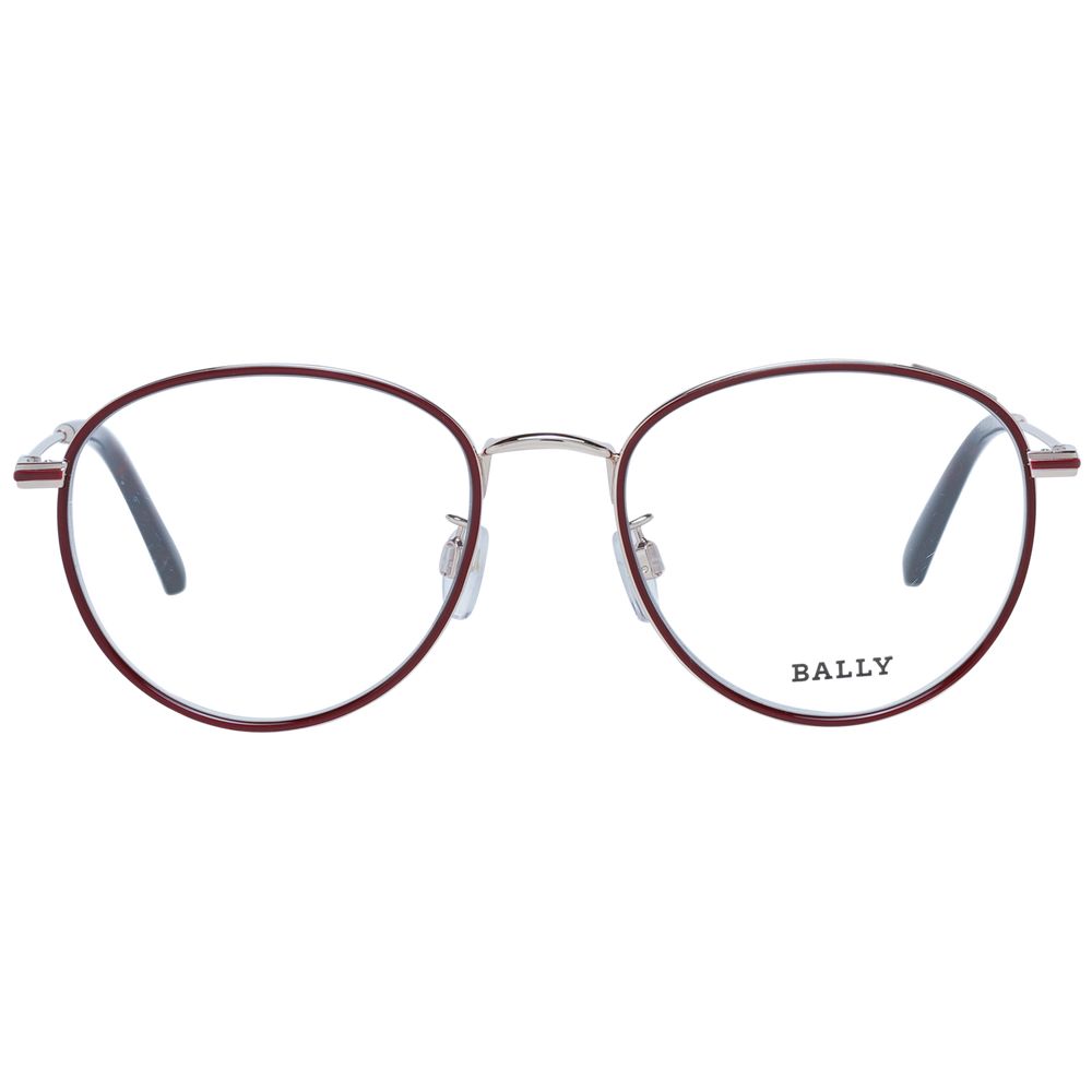 Bally vinröda unisex glasögonbågar