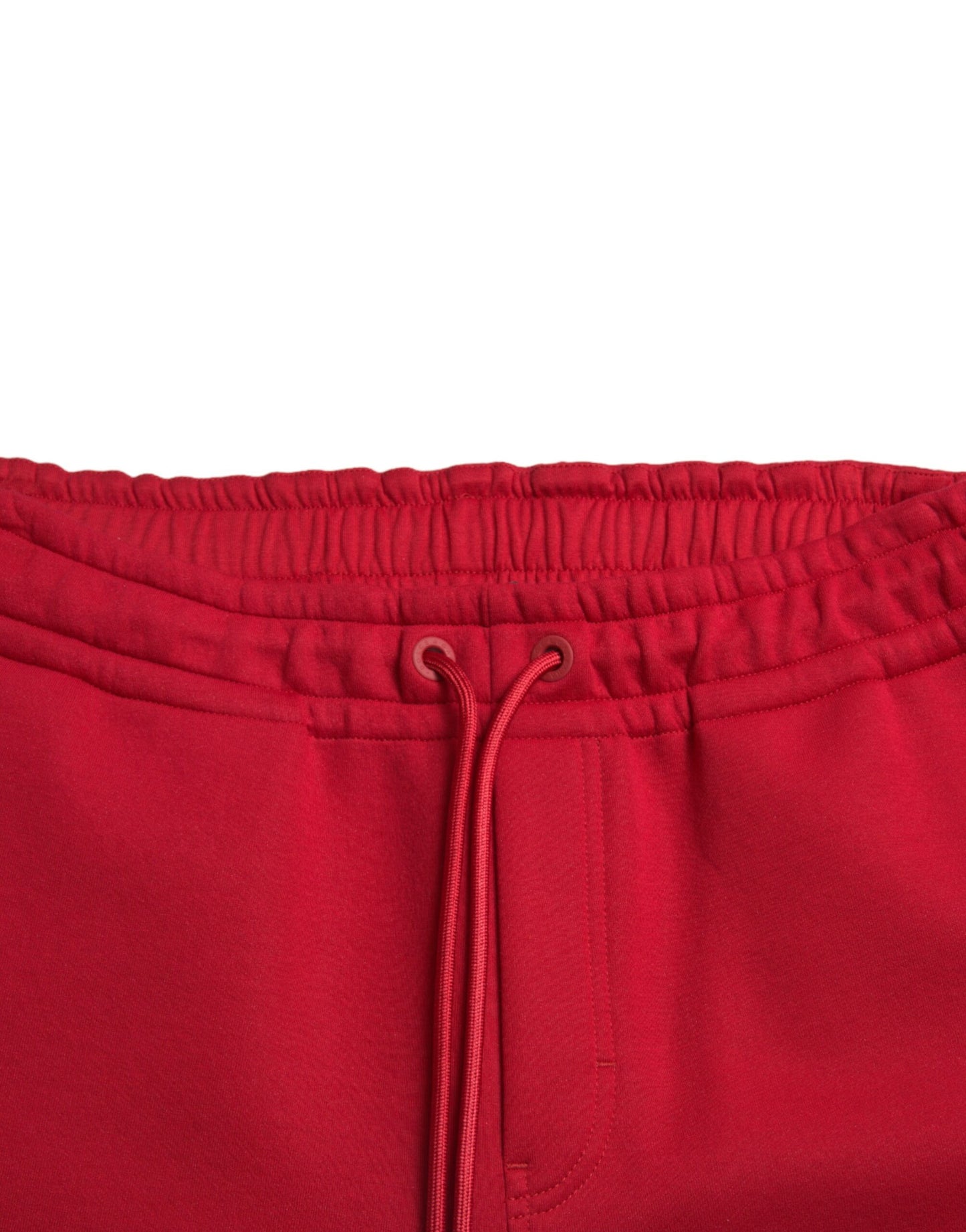 Dolce & Gabbana Röda Skinny Joggingbyxor i Bomullsblandning