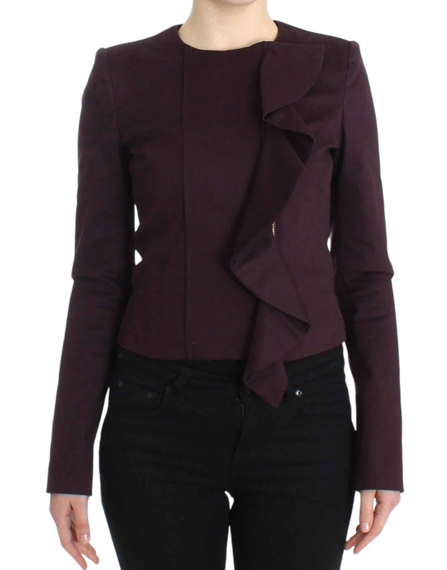 GF Ferre Lilla Ruched Jakke Frakk Blazer Kort
