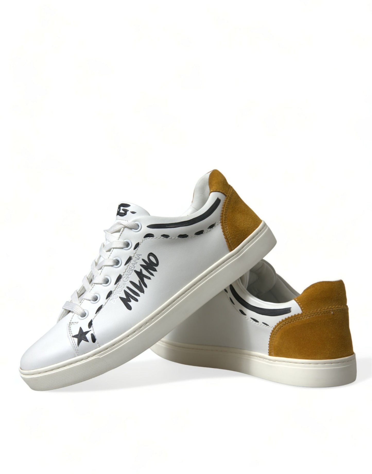 Dolce & Gabbana Vita Läder LOVE Milano Herr Sneakers Skor