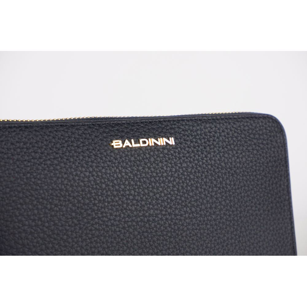 Baldinini Trend Elegant Läderplånbok med Dragkedja - Tidlöst Accessoar