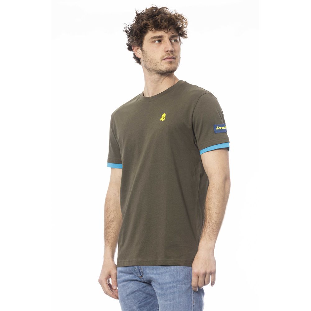 Invicta Grön Bomull Herr T-shirt