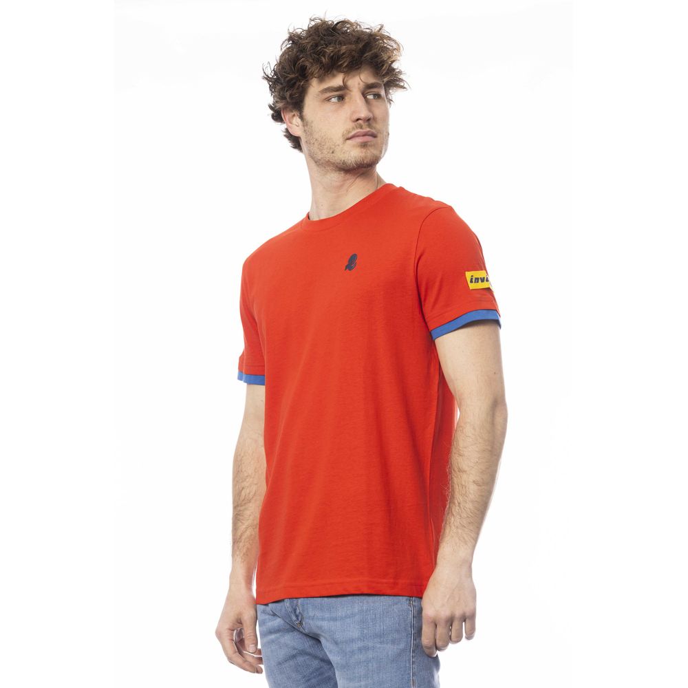 Invicta Röd Bomull Herr T-shirt