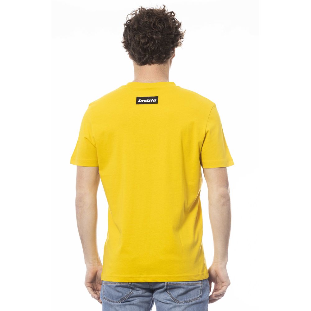 Invicta Gul Bomull Herr T-shirt