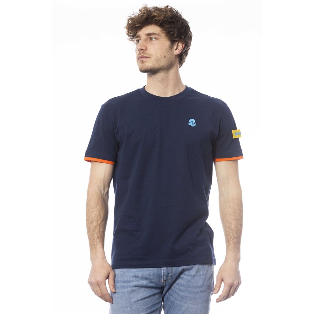 Invicta Blå Bomull Herr T-shirt