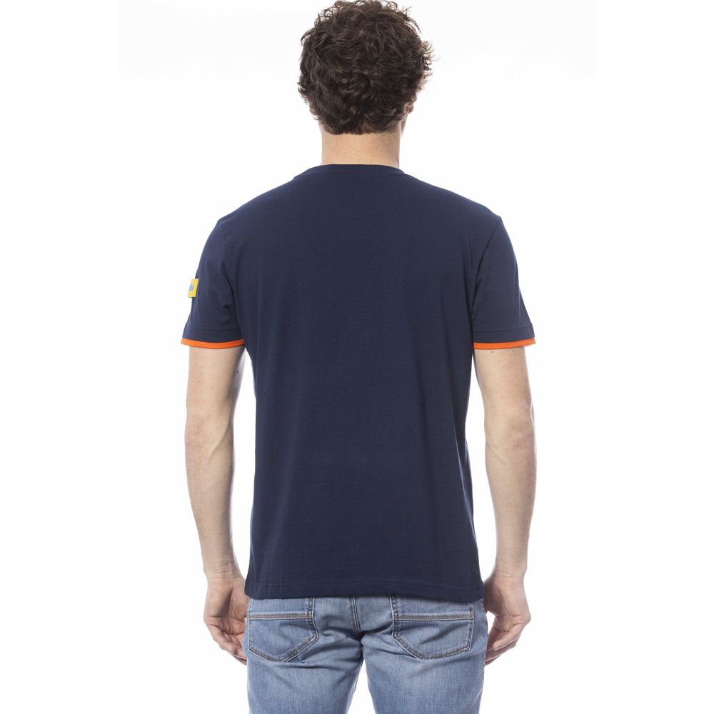 Invicta Blå Bomull Herr T-shirt