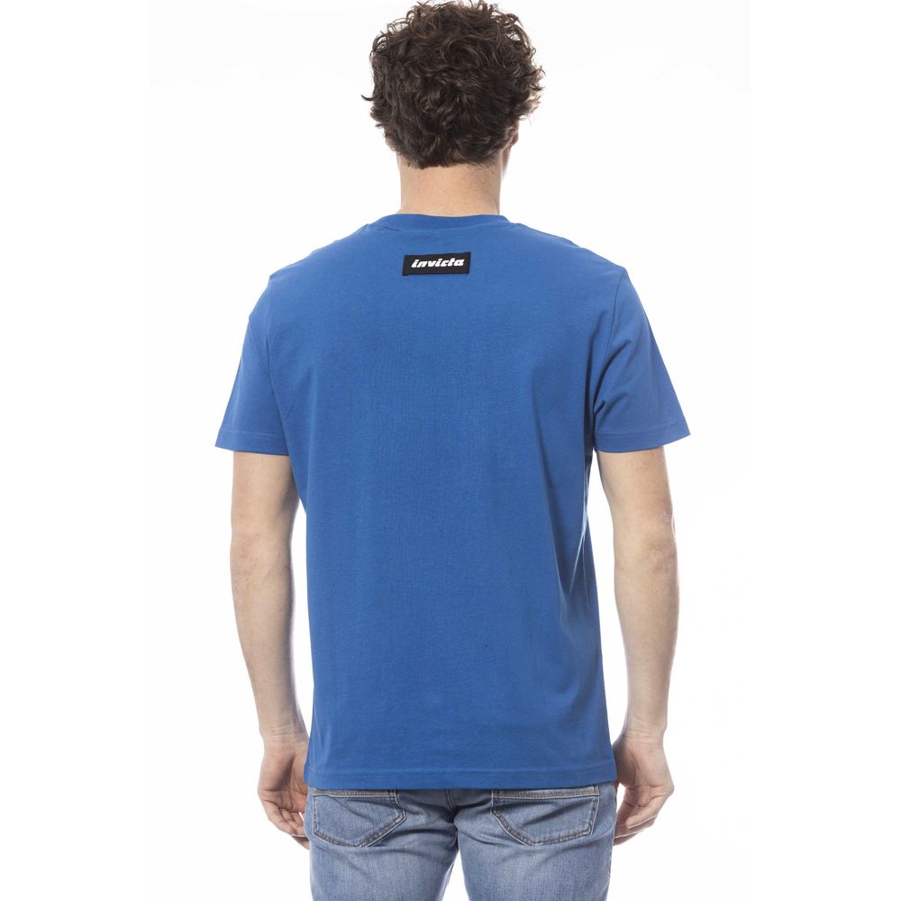 Invicta Blå Bomull Herr T-shirt