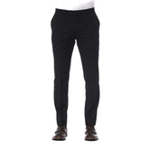 Trussardi Black Virgin Wool Men's Trouser