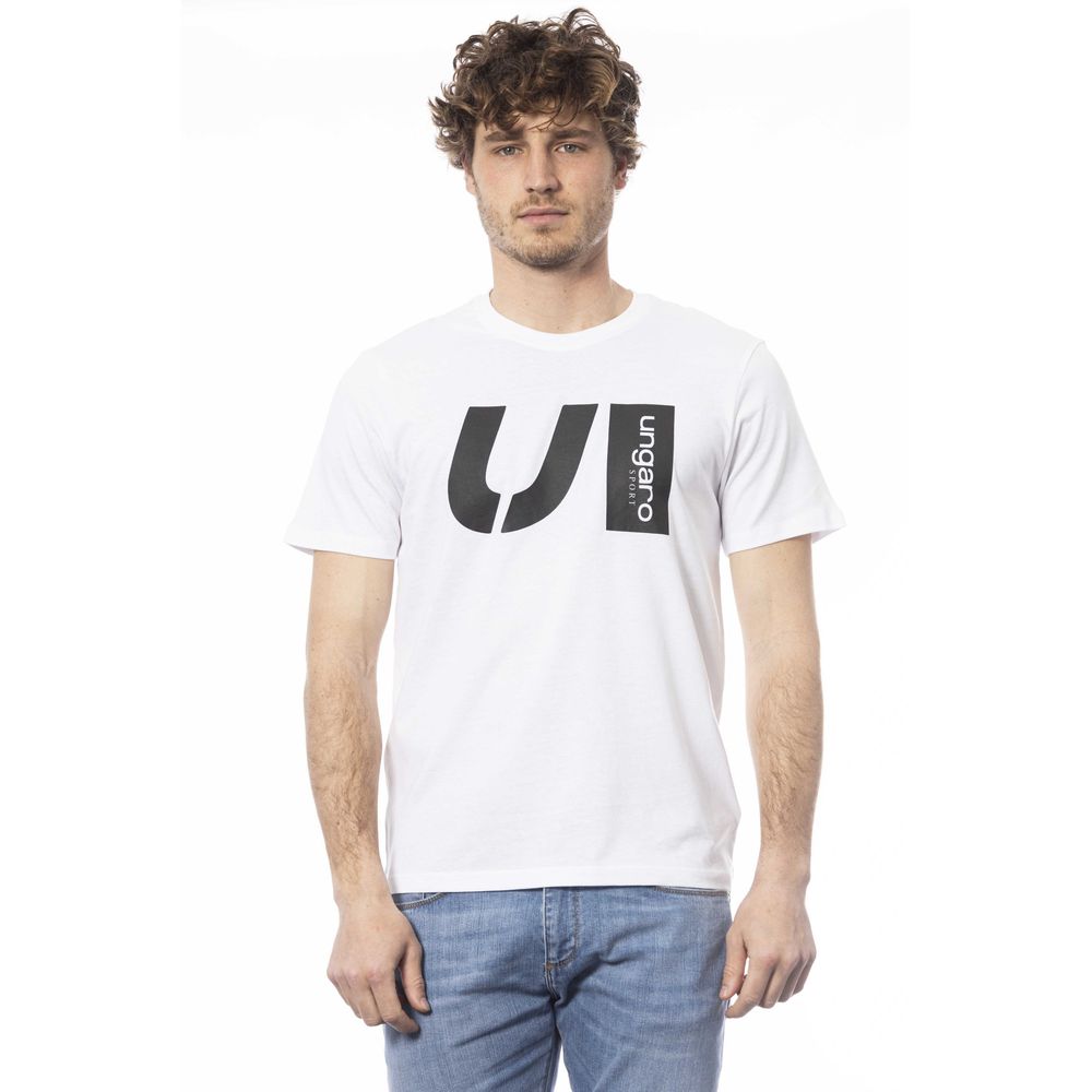 Ungaro Sport Vit Bomull Herr T-shirt