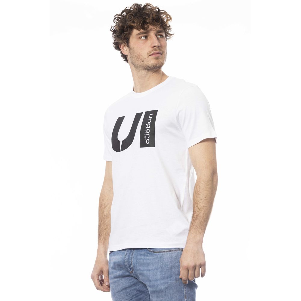 Ungaro Sport Vit Bomull Herr T-shirt