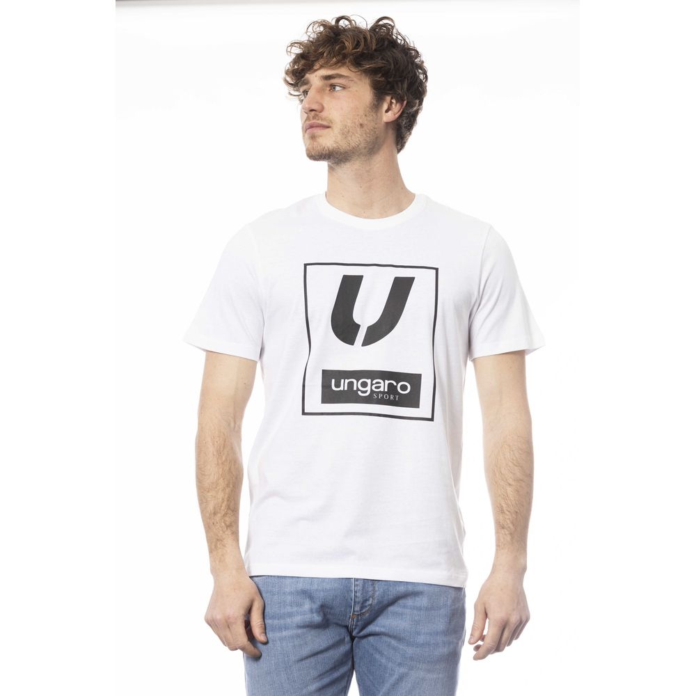 Ungaro Sport Vit Bomull Herr T-shirt