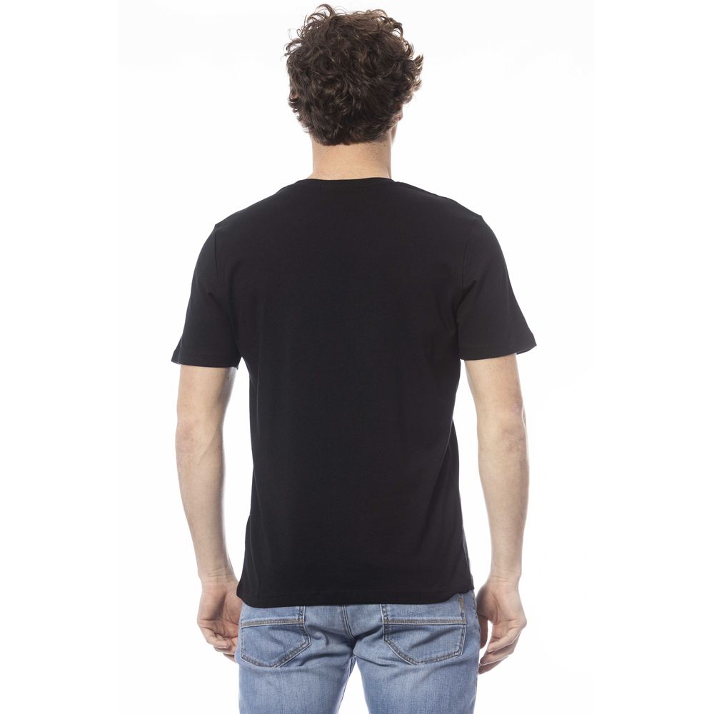 Ungaro Sport svart bomulls-T-shirt för män