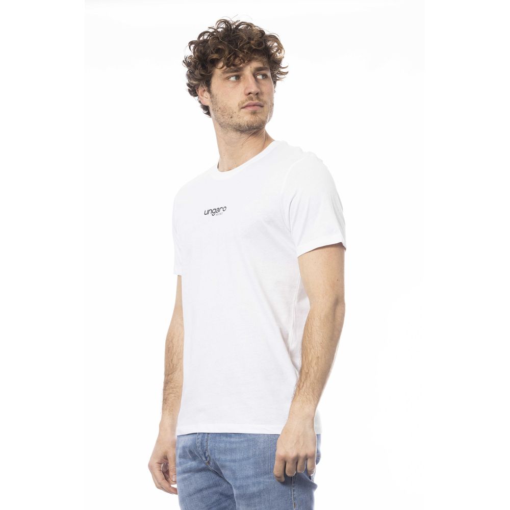 Ungaro Sport Vit bomulls-T-shirt för män