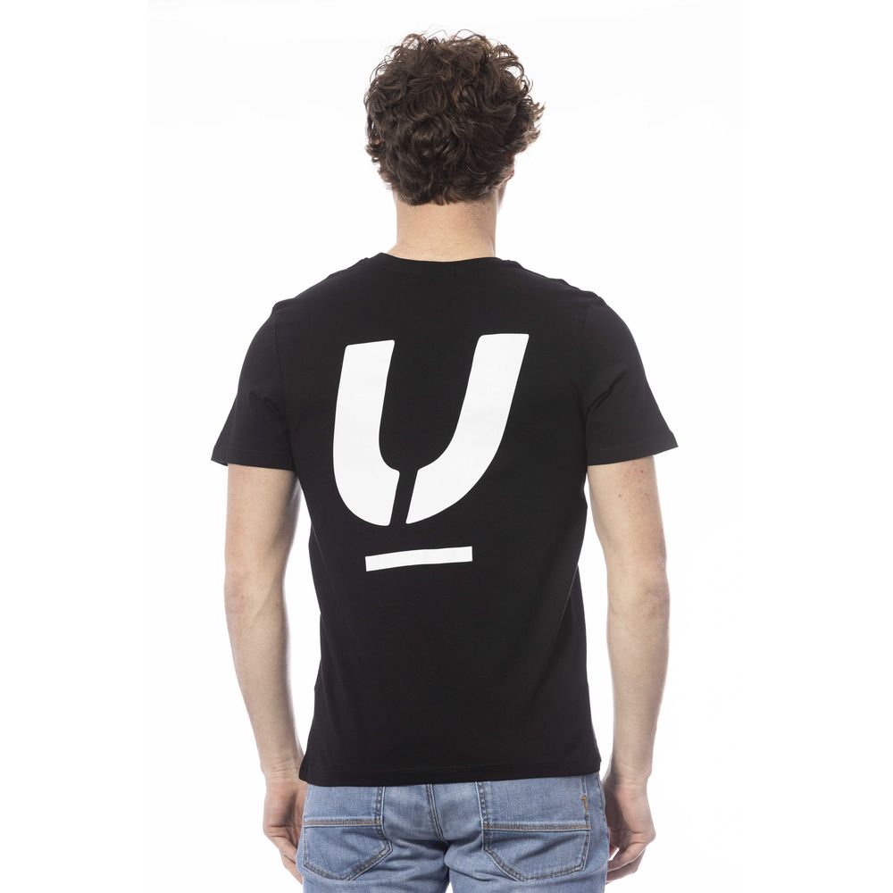 Ungaro Sport svart bomulls-T-shirt för män