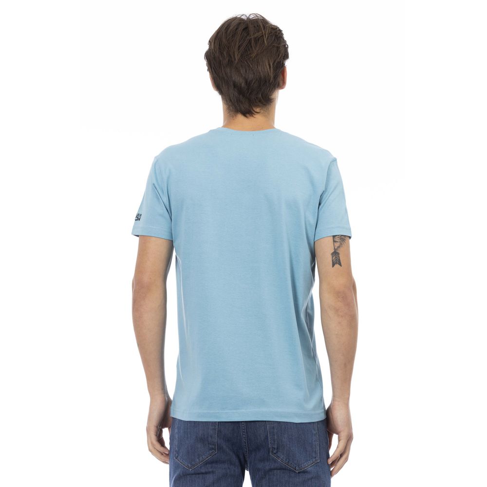 Trussardi Action Ljusblå Bomull Herr T-shirt